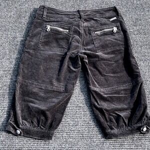 Unionbay Y2K Multi Zip Pockets Corduroy Pants Cropped Stretch  Size 7 Grunge 29"